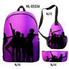 2022 Nuevo Transfronterizo Patrón Danza de Sombras Amazon Traje Periférico Mochila Bolso de Hombro Estuche para Lápices Set