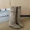 Nuevos estilos de otoño e invierno: botas altas para mujer de punta cuadrada, tacón grueso, hasta la rodilla, botas largas retro, botas vaqueras occidentales de tacón alto y botas de montar