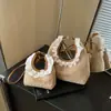 2025 Nova Bolsa de Mão Mini de Inverno Feminina Coreana Renda Retro Fosca Ombro Transversal