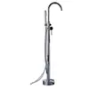 Grifo de bañera de suelo columna de cobre grifo de bañera control automático de agua fría y caliente para el hogar hotel venta al por mayor de fábrica grifo
