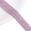 3mm Zircônia de Cristal Redonda Multifacetada Contas para Pulseira Colar Artesanal DIY Material para Joias Acessórios Contas Soltas