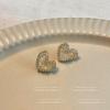 Brincos de borboleta de cristal de alta qualidade estilo francês feminino nicho super fada flor brincos personalidade luz luxo temperamento brincos atacado