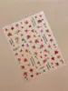 Adesivos para Unhas Yitu Folha de Bordo Embossada High-End Requintado Estilo Chinês Outono Versátil Adesivos Decorativos de Imagem de Formiga Yt6838