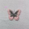 C05 patch bordado com fio de ouro vintage patch de bordado de borboleta patch de tecido patch feito à mão diy joias acessórios decorativos para roupas