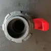 Válvula de Bola de Doble Unión Industrial de PVC Válvula Anticorrosión para Industria Química Socket Adhesivo Válvula de Agua Industrial Anticorrosión