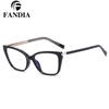 81568 nuevo armazón TR90 excelente calidad tour ligero y duradero lujo discreto gafas de dama para todo