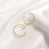 Anillo Trenzado de Cobre con Hilo de Cáñamo Chapado en Oro de 14K de Doble Hilo Anillo con Abalorios Envueltos a Mano Accesorios DIY Anillo Doble