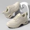 Sapatos Casuais Femininos de Outono Tênis Casual de Comércio Exterior Almofada de Ar Tecido Voador Respirável Sapatos Preguiçosos Slip-on Tênis Feminino