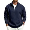 Comercio exterior transfronterizo otoño e invierno resistente al frío al aire libre polar cálido para hombre holgada casual deportiva talla grande sudadera con capucha y cremallera