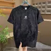 Camiseta de manga corta para hombre para verano, transpirable, informal juvenil de cuello redondo, top versátil de moda para hombre de media manga, negro