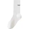 Calcetines de Colores Sólidos Versátiles de Media Pantorrilla para Mujer de Moda Otoño e Invierno, Absorbentes de Sudor, Resistentes al Olor, Calcetines Caídos, Estilo Popular de Celebridad de Internet, Estilo Urbano Unisex