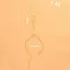 Pulseira Borboleta Nova com Zircônia Microincrustada Transfronteiriça Moda Europeia e Americana Acessórios Pulseira de Dedo com Strass Pulseira