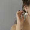 Pendientes Cuadrados Geométricos de Plata S925 con Aguja Coreana Full Diamond Tendencia Estilo Celebridad de Internet Pendientes con Borla Personalidad Temperamento Pendientes