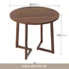 Juego de Mesa y Sillas para Reuniones Estilo Nórdico, Recepción Casual, Mesa Redonda Pequeña Minimalista Moderna para Tienda de Té con Leche, Rectangular