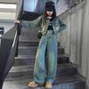 Traje de Mezclilla para Niñas Otoño 2025 Nuevo Estilo Moda para Niños Pequeños y Mayores Ropa Infantil Chaqueta de Mezclilla Conjunto de Dos Piezas