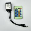 Controlador LED monocromático anticortocircuito, atenuador de cadena de luces con cable de cobre monocromático de 24 teclas por infrarrojos, 5 V, 6 V y 12 V.