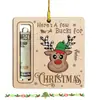 Decoração de Natal Transfronteiriça Carteira de Árvore de Natal Etiqueta Pendurada de Natal Pingente de Decoração para Casa de Natal Pequeno Presente Presente