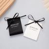Transfronterizo Corea del Sur Algodón Negro Joyería Aretes Embalaje Tela Moda Aretes Aretes Especiales Embalaje Collar Joyería