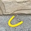 Llavero de Cuerda Elástica, Cuerda Retráctil Anti-Pérdida, Portatarjetas, Colgante de Plástico con Muelle, Cadena de Cordón Colorida