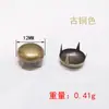 Rebites Decorativos Garra Redonda Sem Enfeites Clássicos Acessórios para Roupas de Boneca Pregos para Porta-Retratos Roupas Sapatos Bolsas Miçangas DIY Extra Pequenas