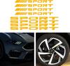 Amazon SPORT roda Inglês letra reflexiva adesivo de carro decoração de pneu de carro decalque de aro esportivo de corrida