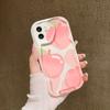 Rosa Durazno Adecuado para iPhone 17 Pro Max Funda para Teléfono Apple 16 Ola Crema 14/13 Funda Blanda 15