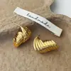Aretes de Moda Retro Personalizados Transfronterizos Diseño de Estilo Europeo y Americano Versátiles Nicho Lujo Ligero Temperamento de Alta Gama Aretes para Mujer