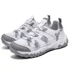 Zapatos de hombre, moda nueva y moderna para todas las estaciones, zapatillas deportivas casuales de malla transpirable, zapatos de senderismo gruesos antideslizantes para hombre, zapatos de papá