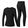Conjunto inteligente de calefacción para otoño e invierno, forrado de forro polar y engrosado, ropa interior térmica USB, ropa para el hogar, estilo para parejas