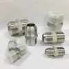 Acero Inoxidable 304 Fuerza Recta Americana Tubería de Aceite Vieja Cónica de Teflón Hidráulico Rosca Exterior de Acero Rosca Exterior de Alta Presión Conector Roscado Exterior
