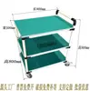 Carrito de Transferencia Antiestático con Barrera Ajustable Móvil Empujado a Mano Tubería Lean Línea de Sala Limpia Carrito Pequeño