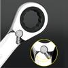 Llave de Carraca de Doble Propósito Reversible para Reparación Automotriz Boca Abierta Boca Hexagonal Rápida Semi-automática Torx Juego de Herramientas de Llave de Boca Abierta 8-19mm