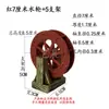 Rueda Hidráulica Molino de Viento Roca Artificial Fuente Fluyente Adorno de Patio Pecera de Plástico Estanque Circulación de Agua Juego Completo de Piezas Pequeñas de Rueda Hidráulica