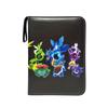 Álbum de Cartas Pokemon 4 Ranuras 9 Compartimentos Pokemon Cuero Colección Álbum Transfronterizo Dropshipping Tarjeta Cremallera Almacenamiento Álbum Bolsa