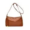 Nueva colección primavera/verano 2026: bolso de hombro de color liso, moderno, bolso cruzado sencillo, bolso elegante para mujer con gran capacidad
