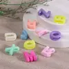 Letras Inglesas Huecas Tridimensionales de Acrílico Serie Color Macarrón Accesorios para Pulseras DIY Cuentas Sueltas Venta al por Mayor