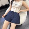 2024 nuevo artículo de venta caliente transfronteriza de verano secado rápido amigable con la piel shorts para casa usables al aire libre imitación lino bolsillo pantalones cortos calientes