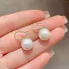 Pendientes de gancho con perlas de diseño único y nicho para mujer, Nuevos pendientes de moda retro 2026, Accesorios para orejas de moda de celebridades de Internet