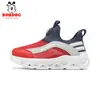 Zapatos Infantiles Babudou, Zapatos Deportivos para Niñas, Nuevo Estilo de Verano, Diseño Hueco de Malla Simple, Zapatos sin Cordones para Niños Mayores, Venta al por Mayor