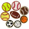 Amazon Transfronterizo Punto Caliente Deportes Serie de Balones Borde Dorado Chenilla Baloncesto Voleibol Fútbol Béisbol Parche