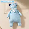 Muñeco de Peluche para Bebé, Se Puede Masticar, Toalla de Peluche para Bebé, Artefacto para Dormir Bebés, Juguete de Peluche, Marioneta de Mano de Conejo