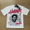 Comercio Exterior Transfronterizo Hellstar Hellstar Marca de Tendencia Europea y Americana Talla Grande Holgada Sudadera Camiseta Casual de Manga Corta para Hombre y Mujer
