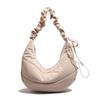 Bolso de Plumas Vintage para Mujer 2025 Primavera Nuevo Bolso Tote de Moda Casual Gran Capacidad Un Solo Hombro Bolso Silla de Montar
