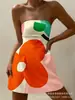Vestido de tirantes sin mangas transfronterizo de Amazon para mujer, tie-dye, geométrico abstracto, estampado digital 3D, ropa para mujer H573