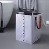 Cesta Dobrável de Feltro Personalizada para Roupas Sujas Cesta de Armazenamento de Roupas Sujas Balde de Armazenamento Organização e Armazenamento Grande Capacidade Balde para Roupas Sujas e Brinquedos