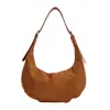 Bolsa Tote Casual Moda Retrô 2026 Outono Novo Estilo Tendência Versão Coreana Bolsa de Ombro Único Transversal Toque de Luxo Bolsa Bolinho