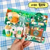 Caderno Original Cartoon A7 Acrílico de Folhas Soltas, Caderno de Estudante Anime Estética Fofa Feminina