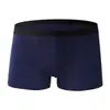 Marca de Moda Tendência Roupa Íntima Masculina, Cuecas Masculinas Macias e Confortáveis de Seda de Leite, Boxer Briefs, Atacado Transfronteiriço
