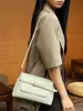 Bolsa Transversal de Couro Legítimo Tanning Vegetal Versátil Bolsa de Ombro Novo Estilo 2026 Elegante Bolsa de Braço Pequena Quadrada para Mulheres