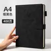Cuaderno A4 con Logo Personalizado, Piel PU Engrosada, Cuaderno para Reuniones de Negocios, Diseño de Cabeza de Ciervo de Alto Valor, Diario de Estudiante